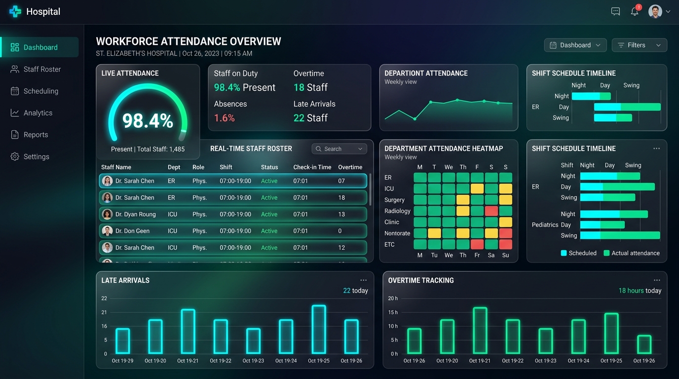 HeanGate Executive Web Dashboard & Analytics